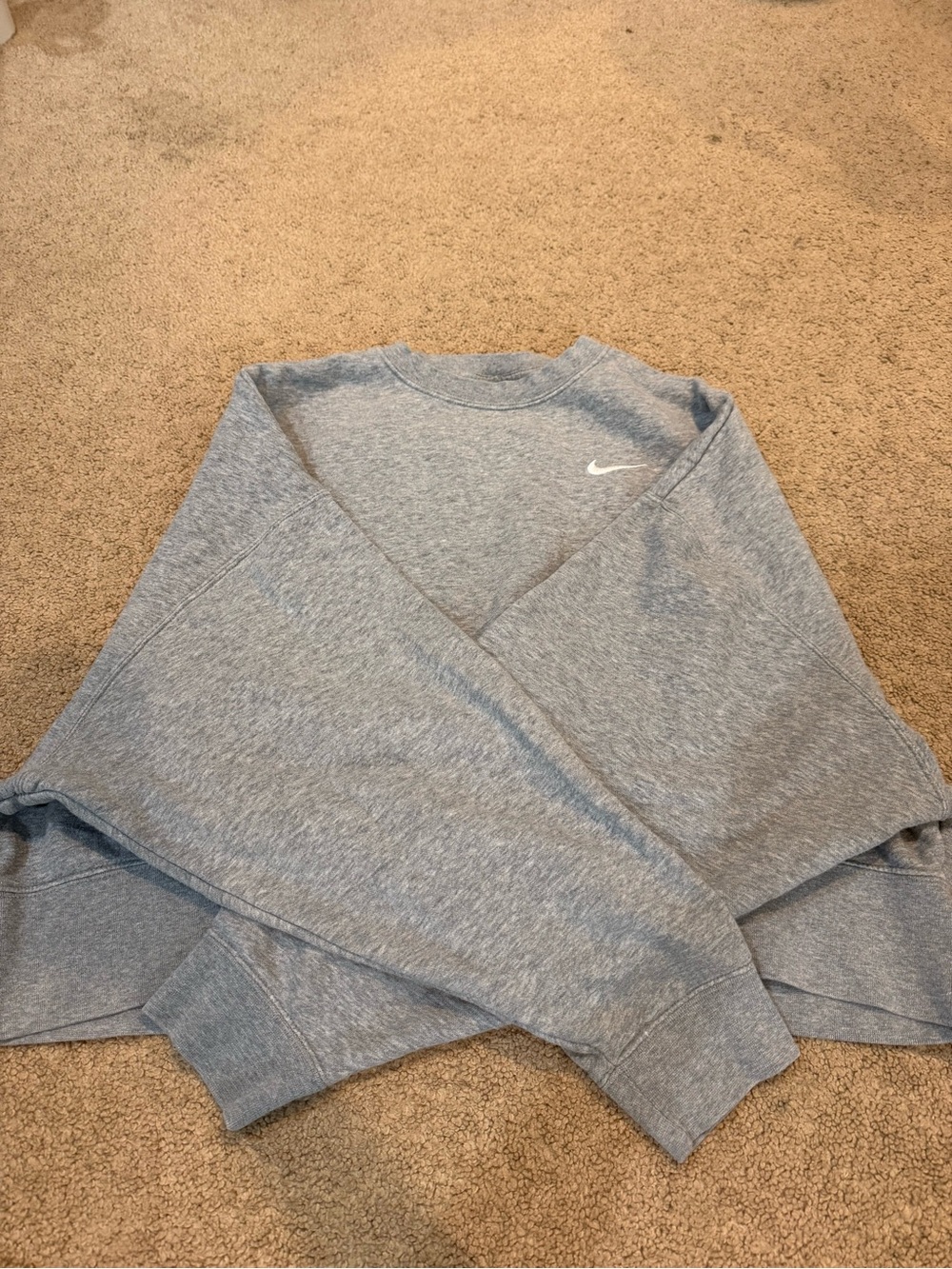 Nike Light Grey Men’s Crewneck Sweatshirt